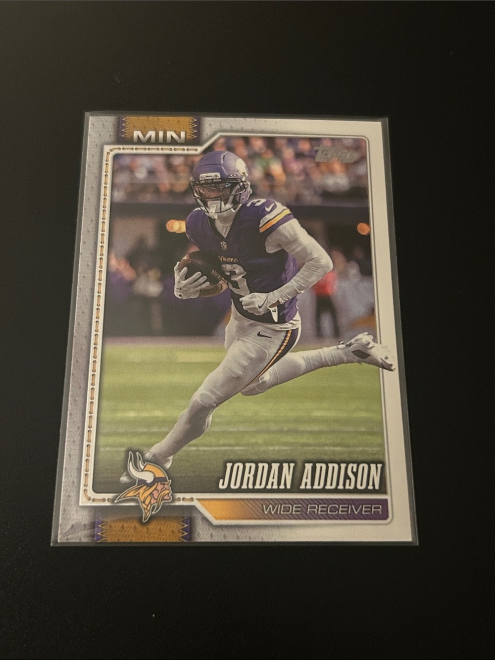 Minnesota Vikings Jordan Addison Football Trading Card